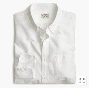Brand New J. Crew Cotton White Oxford Tall